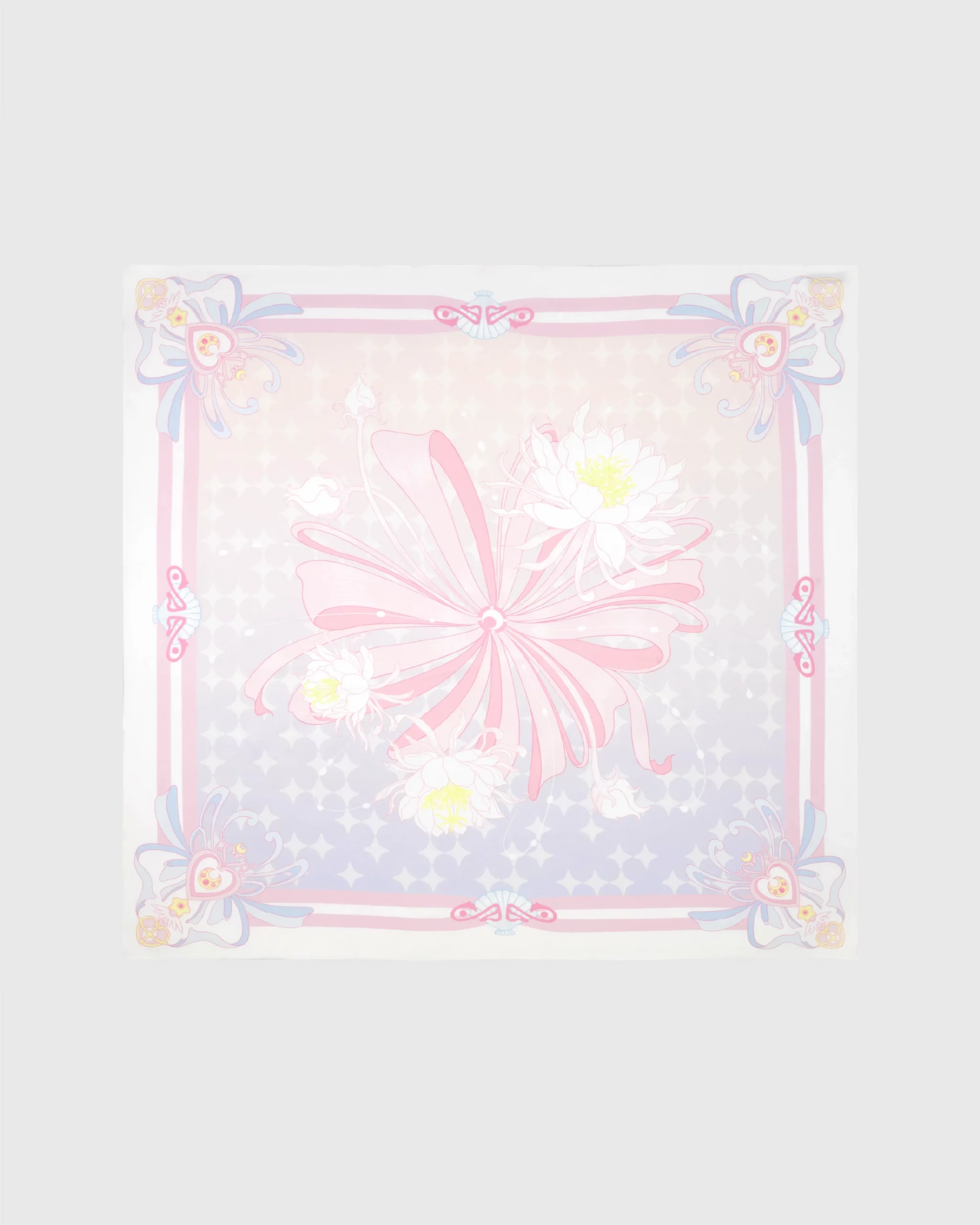 INFINITE BLOOMS SILK SCARF IN SUNRISE 90x90cm